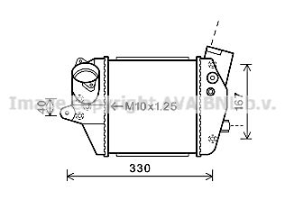 AVA QUALITY COOLING Интеркулер MZ4243